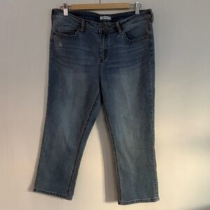 Ricki's Women Stretch Blue Denim Capris Pants Size 12